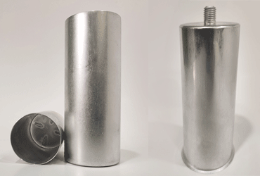 Aluminum capacitor cans pune